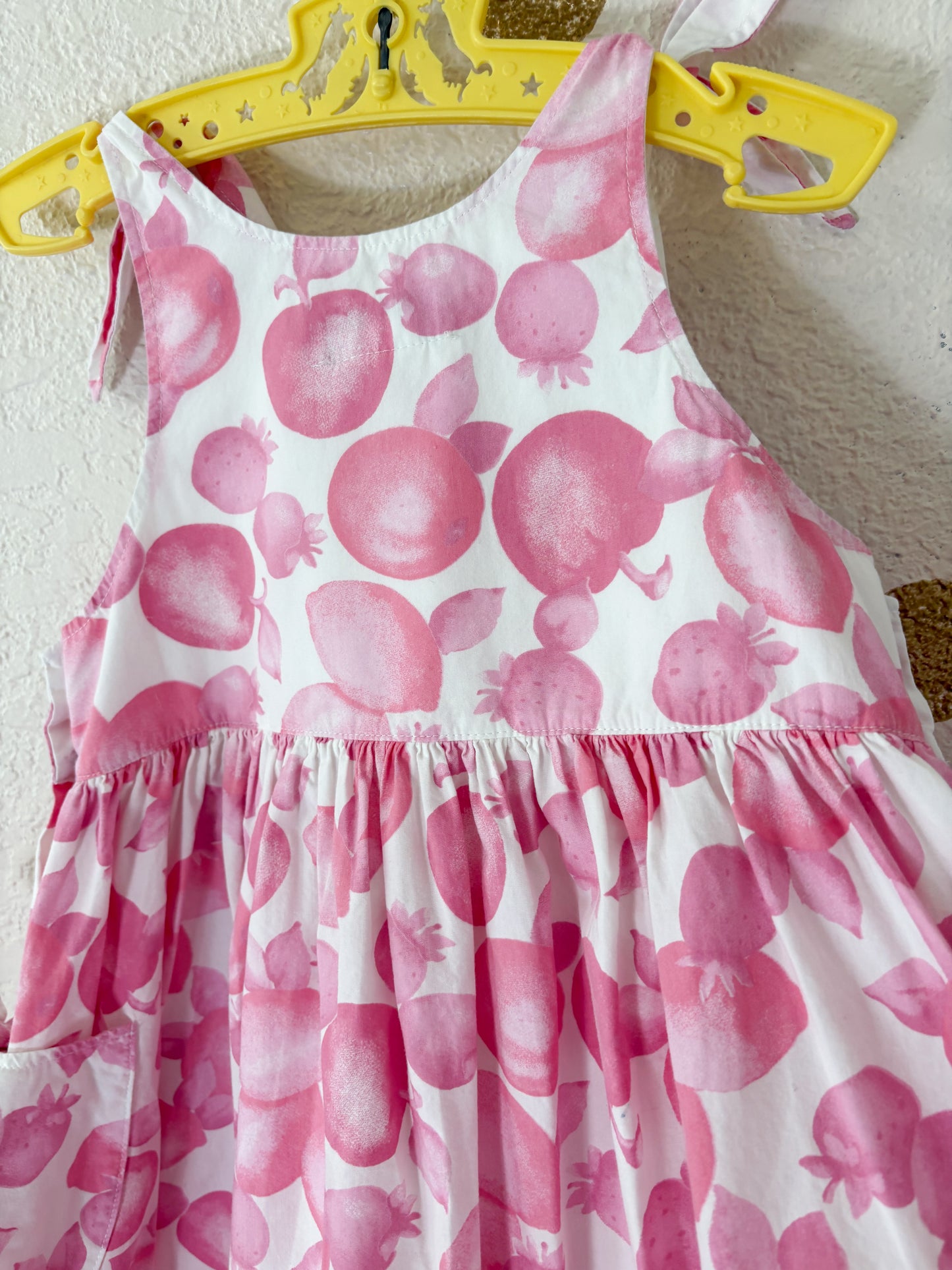 Vintage Comme Une Image French bean AOP fruit dress.