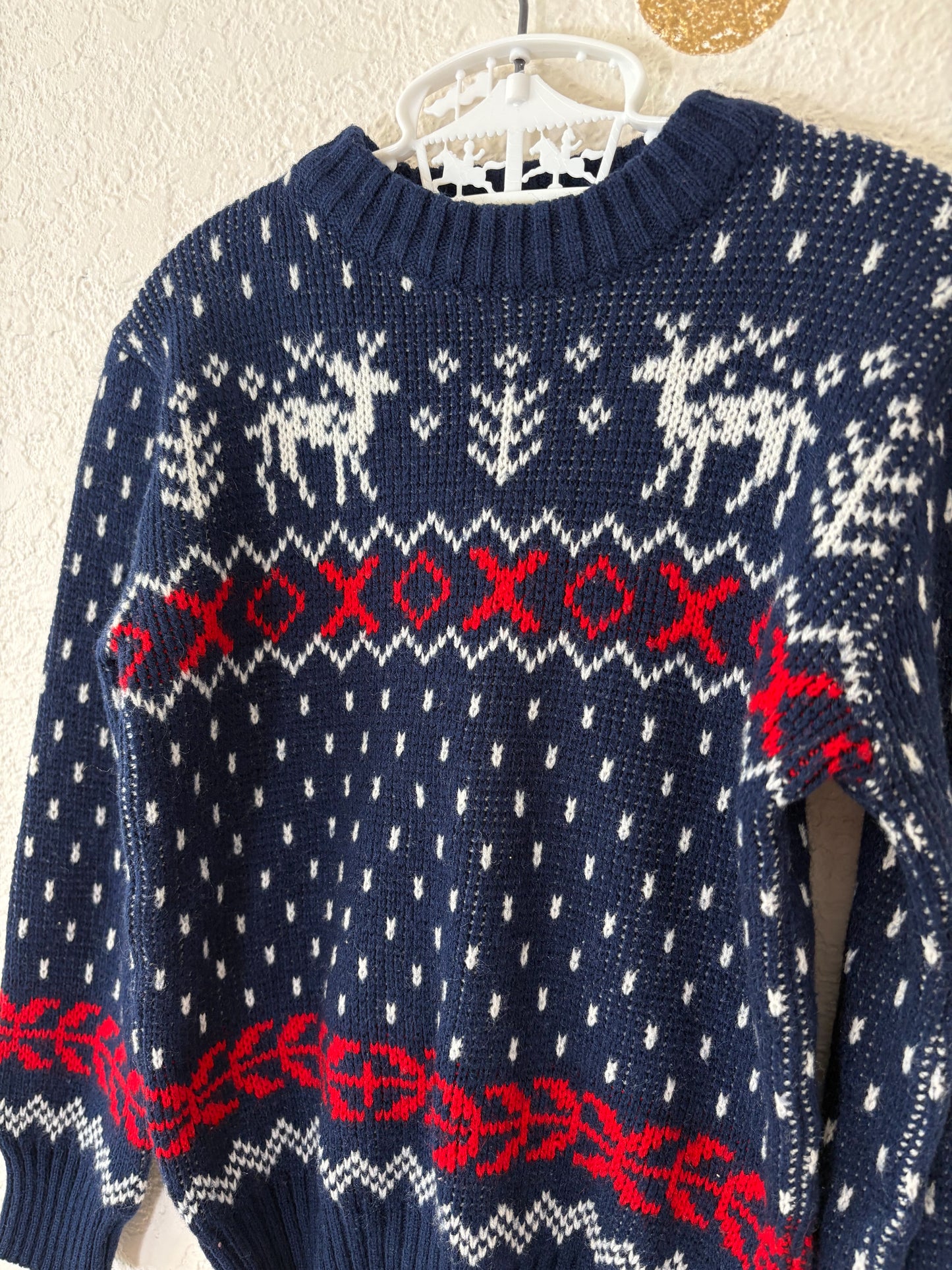 Vintage acrylic boy's sweater.