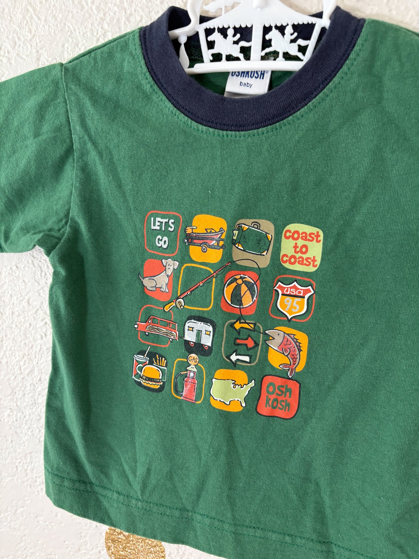 Y2K Oshkosh 2 piece baby set.