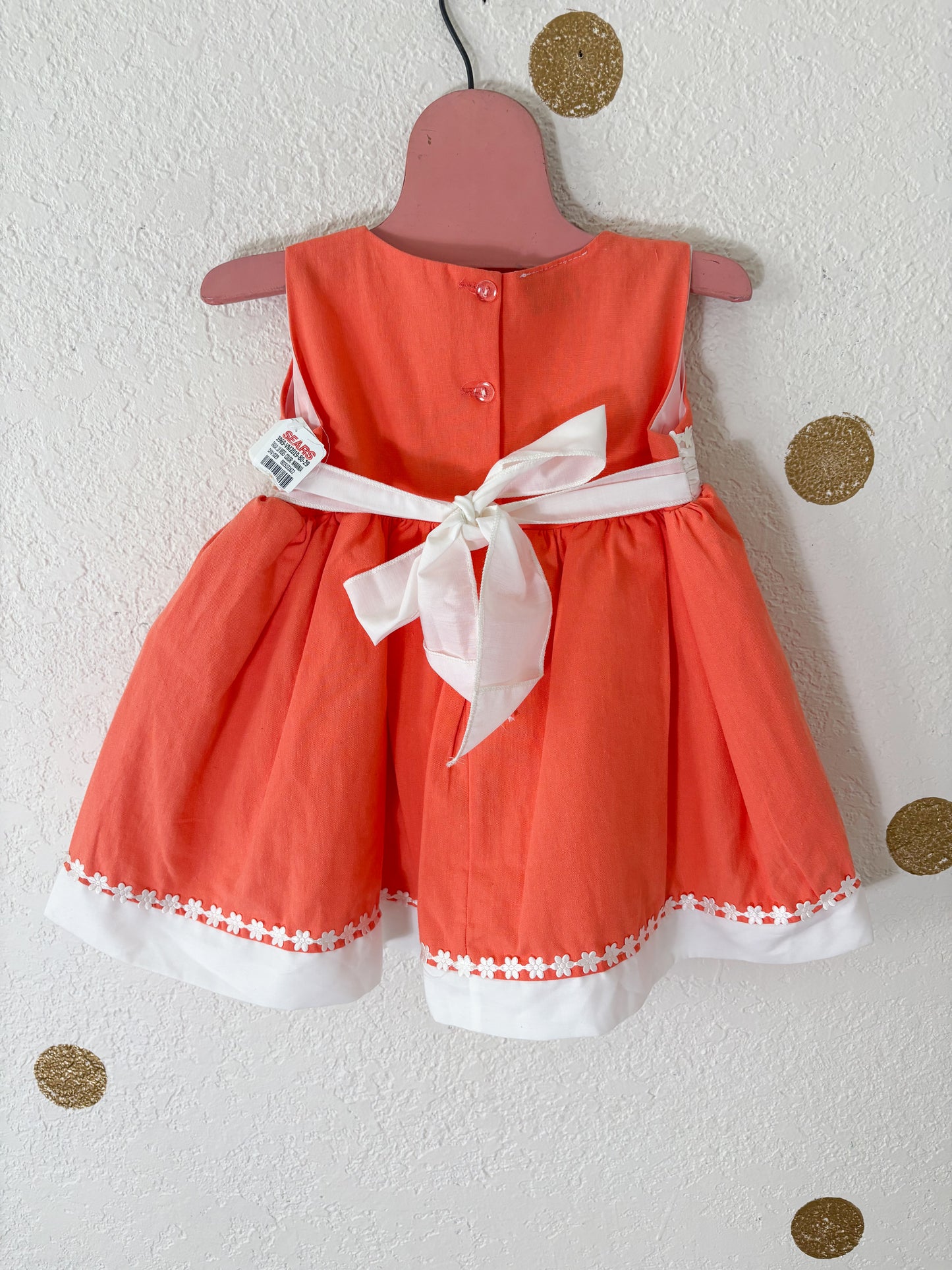 NWT vintage? Baby Circus dress + matching headband