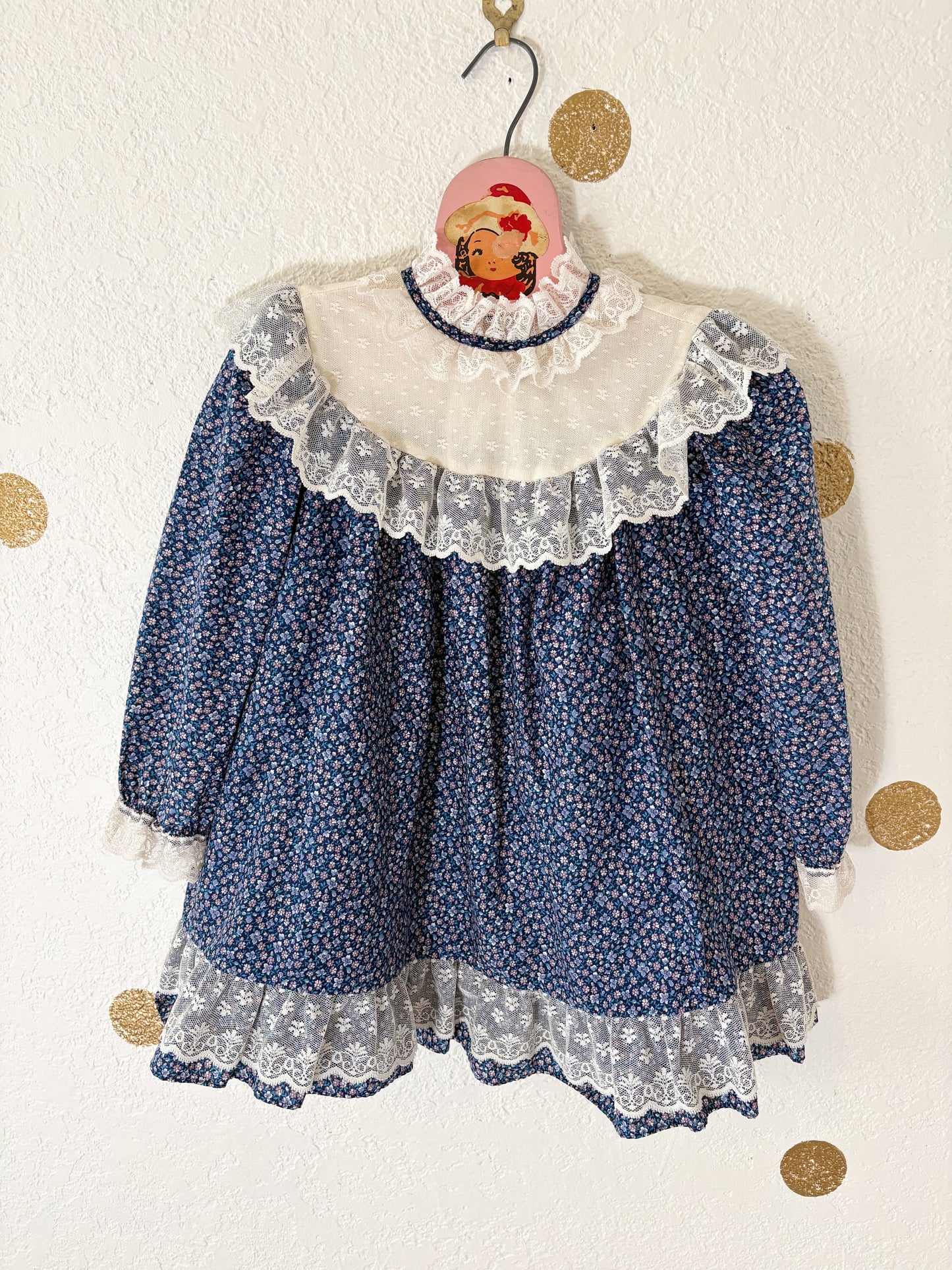 Vintage Harold Square dainty floral dress.