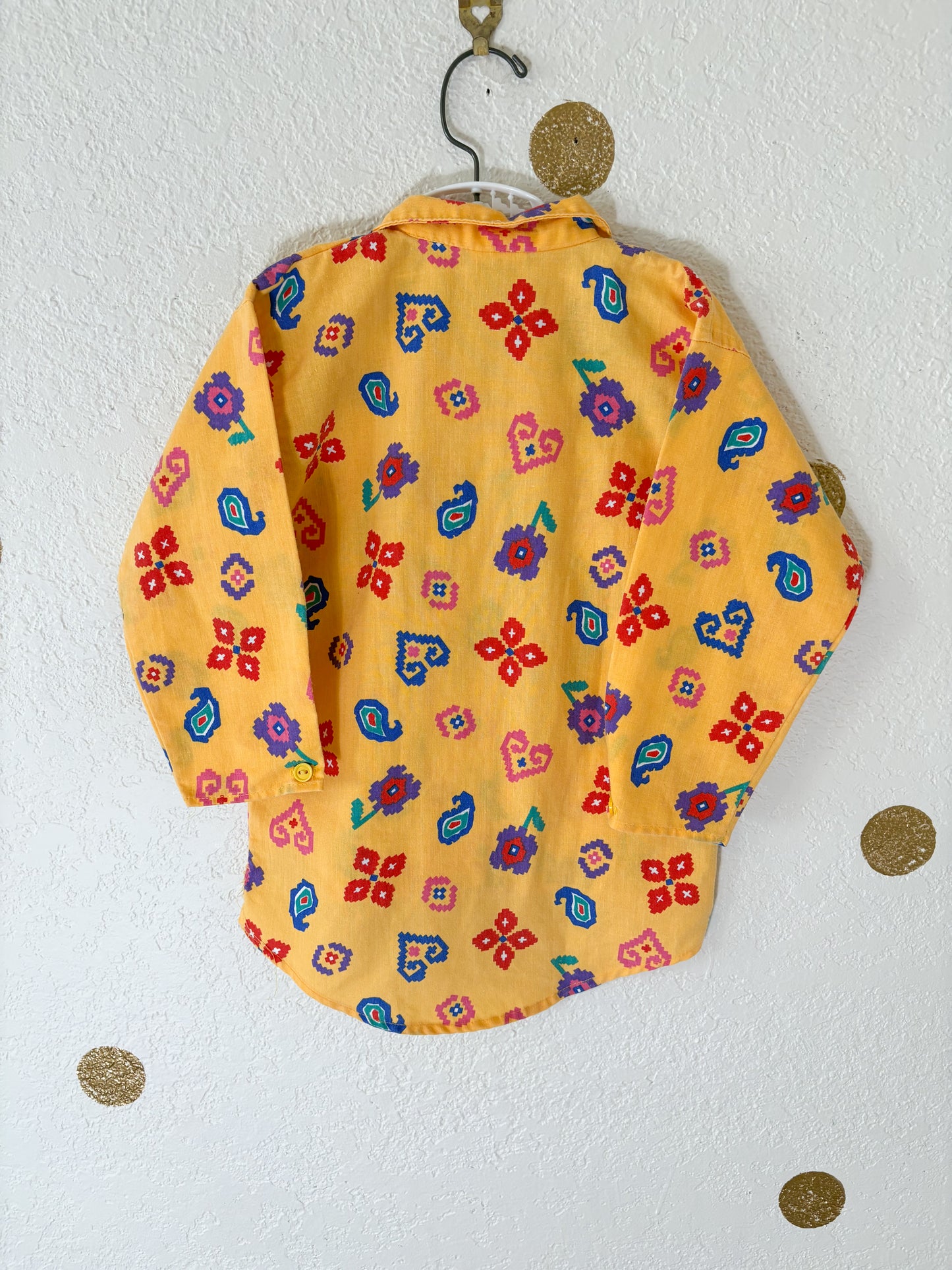 Vintage Healthtex AOP button up.