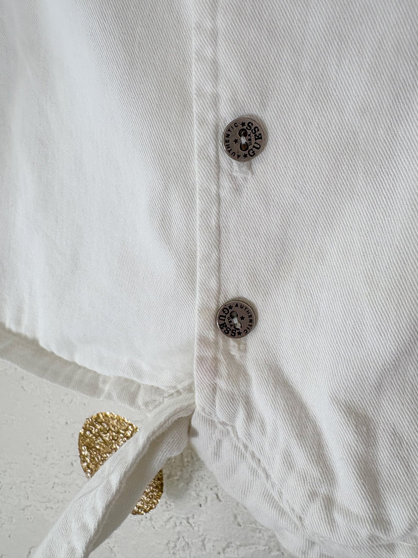 Vintage Guess cropped top + skort little girl set.
