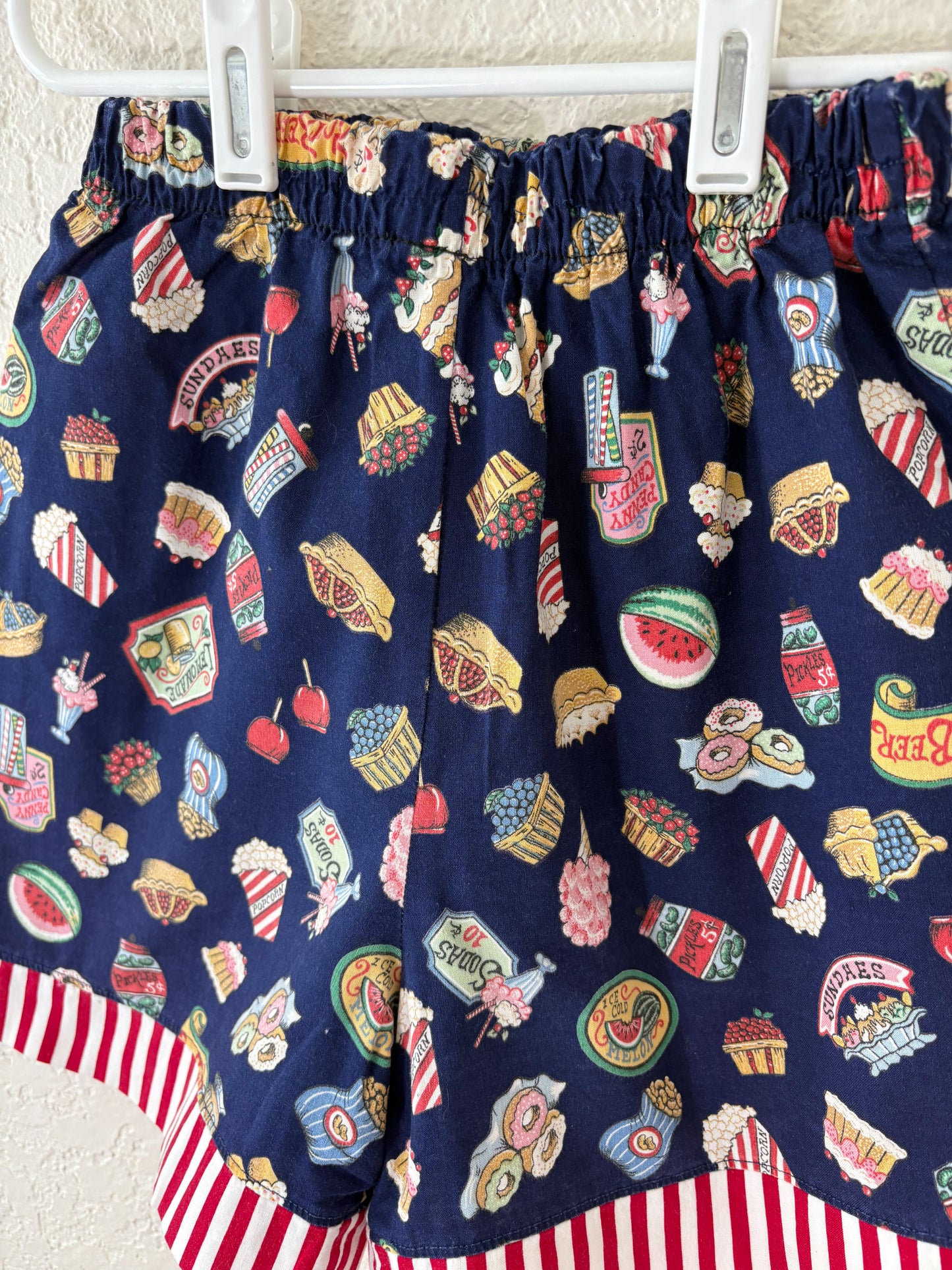 Homemade vintage AOP GN shorts.