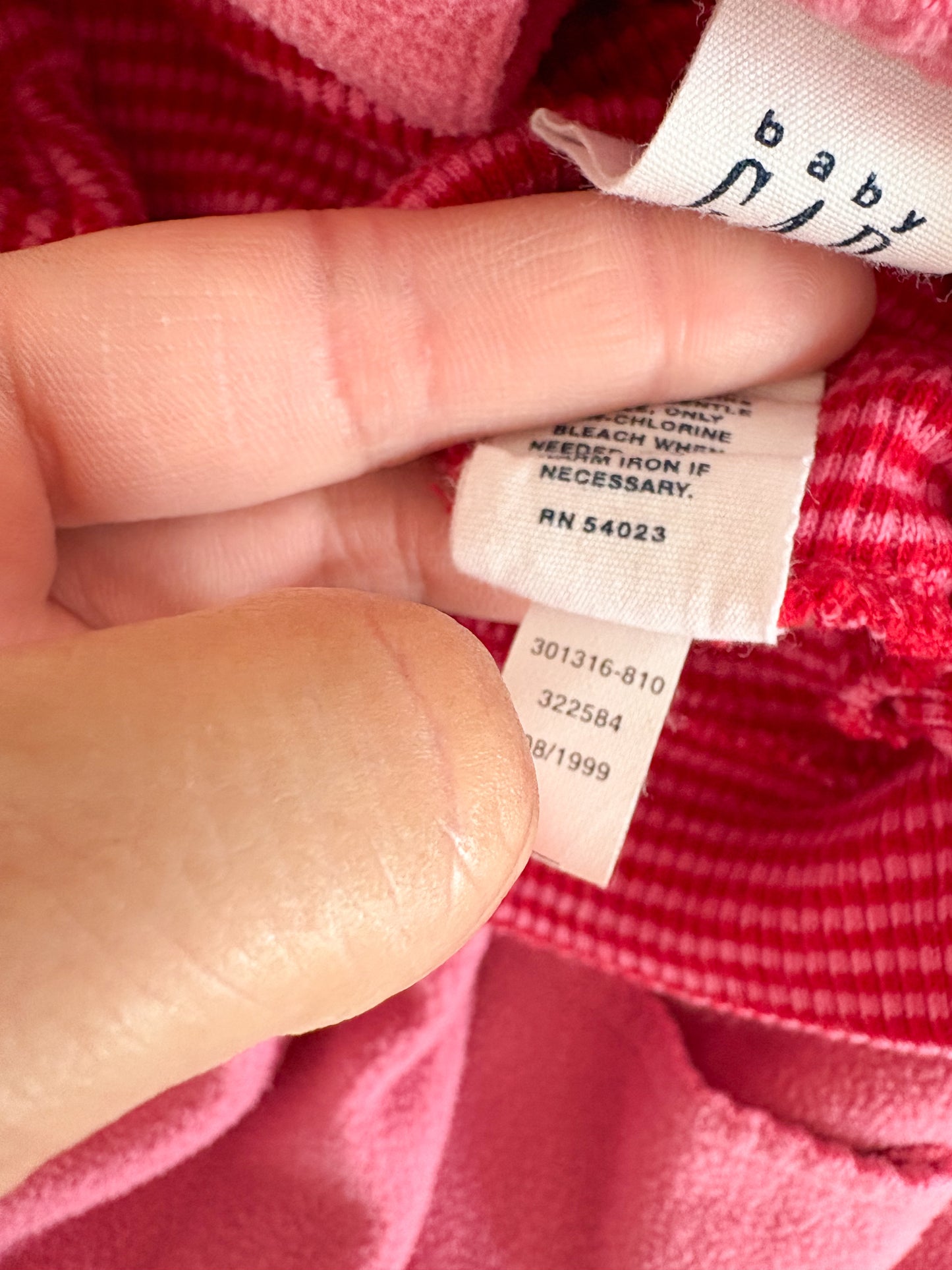 Vintage GAP jumper + matching top toddler set.