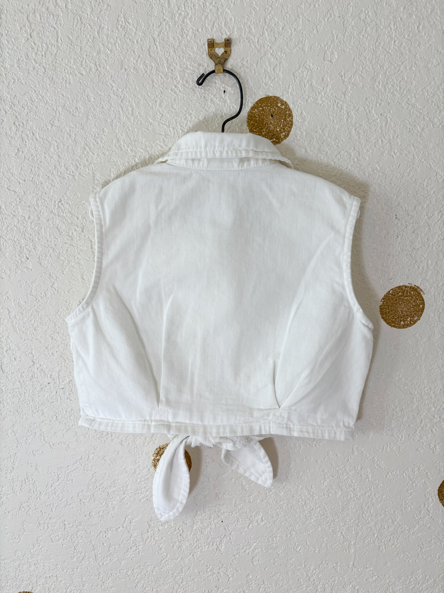 Vintage Guess cropped top + skort little girl set.