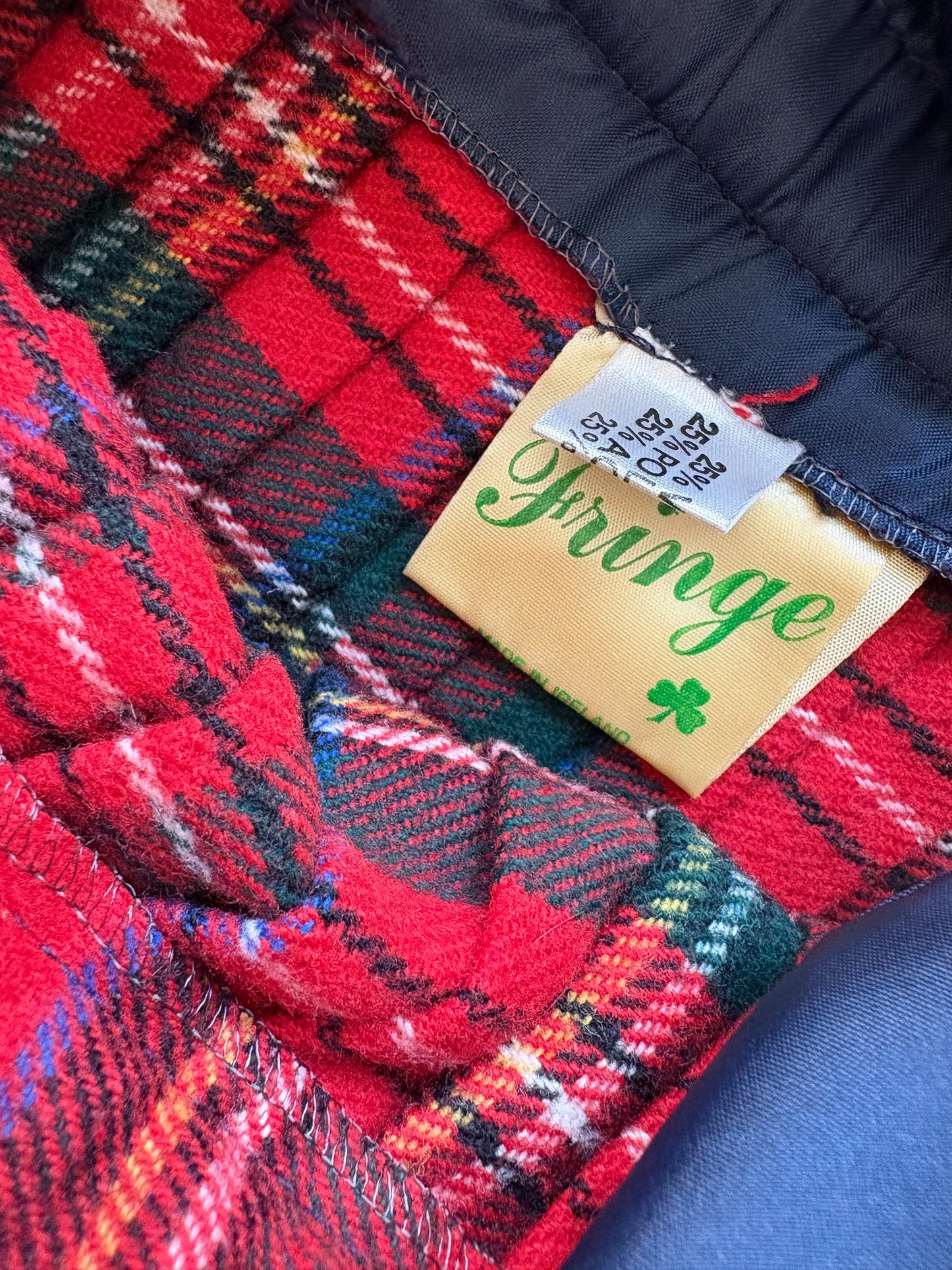 Vintage plaid/tartan made in Ireland dress.