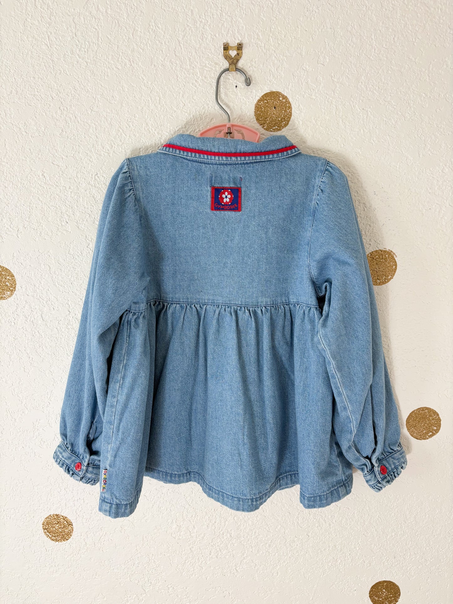 Vintage Gymboree chambray tunic and leggings set.