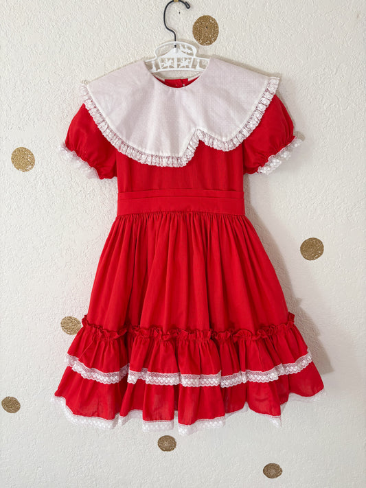 Vintage Small World full circle party dress.