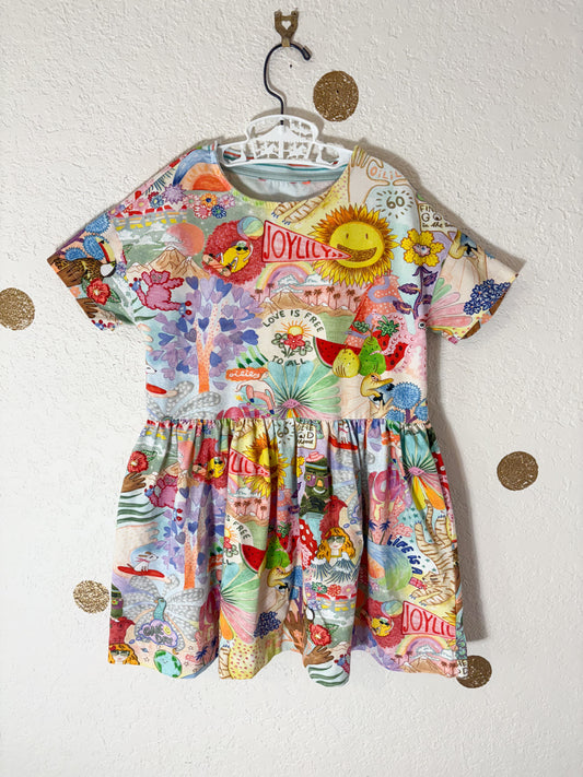 Modernish Oilily AOP dress.