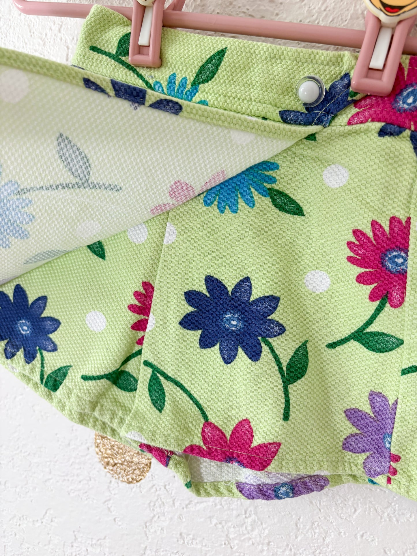 Vintage Sprockets floral toddler 2 piece set.