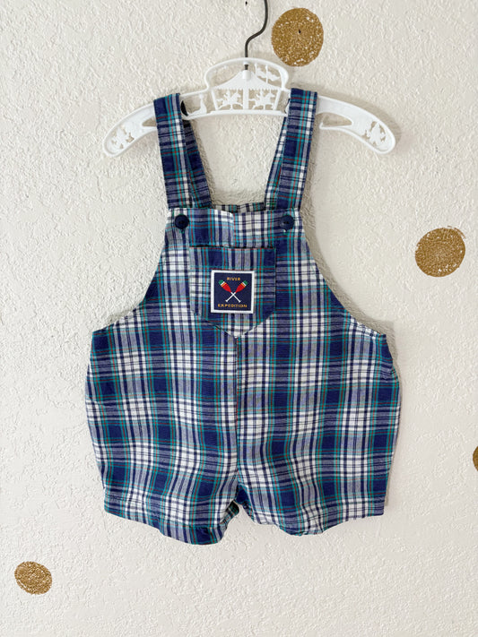 Vintage Carter's plaid baby romper.