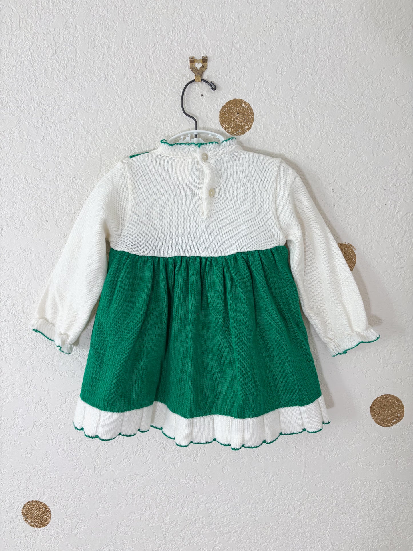 Vintage Toddletime acrylic baby dress.
