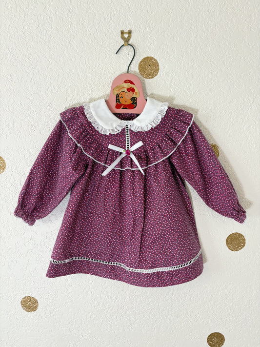 Vintage Evy dainty floral toddler dress.