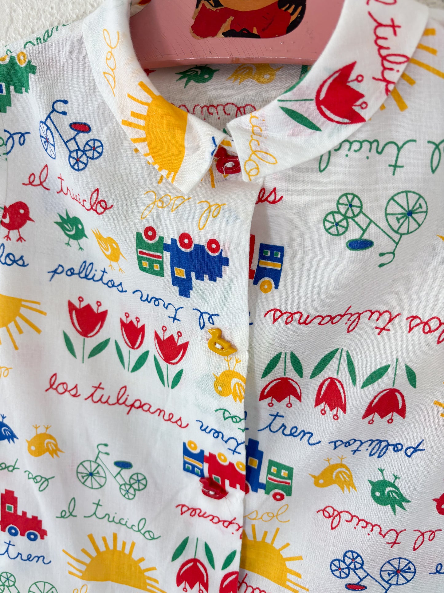 Vintage AOP Ruth Scharf button up.