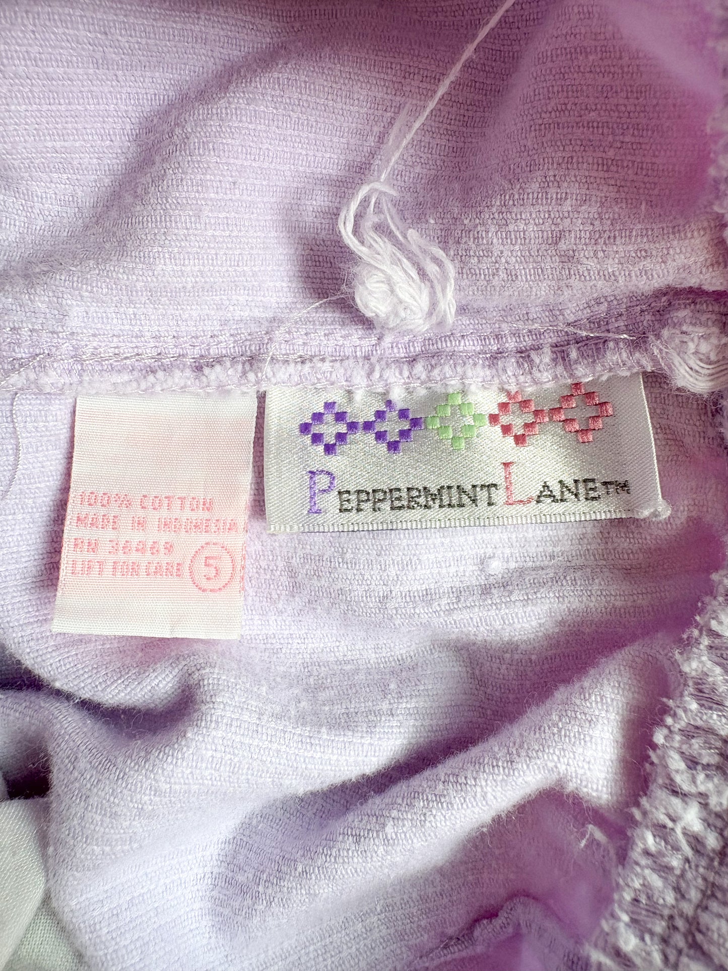 Vintage Pepermint Lane corduroy pants.