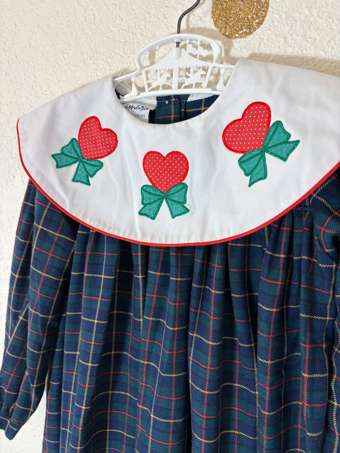 Vintage Samara plaid dress.