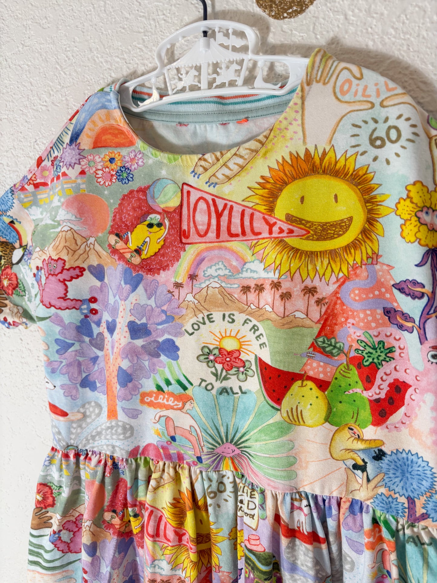Modernish Oilily AOP dress.