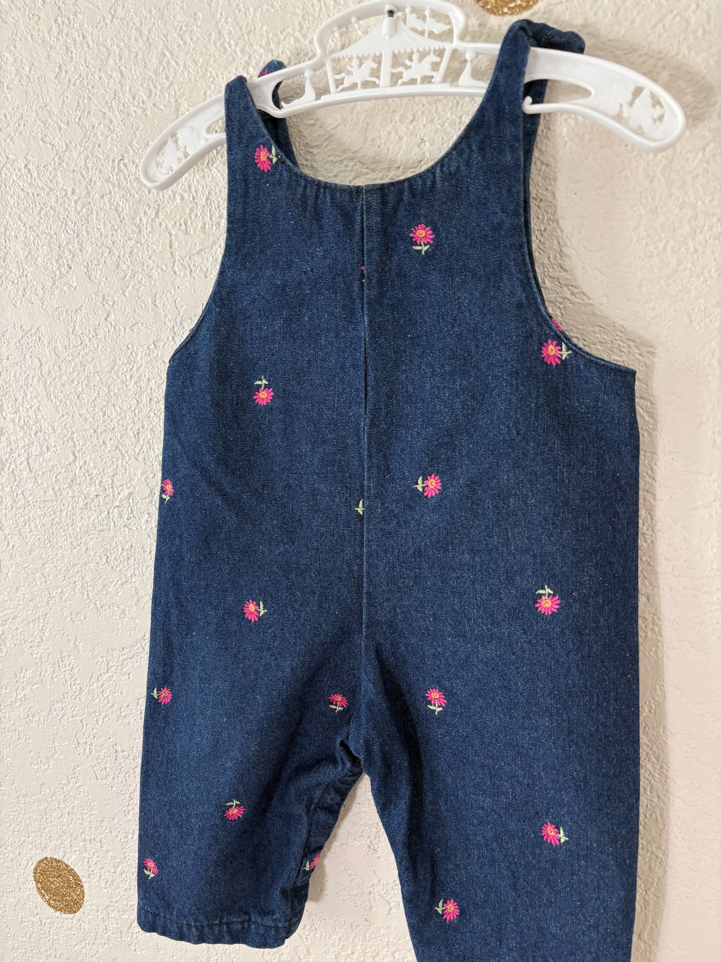 Unbranded vintage embroidered baby romper.
