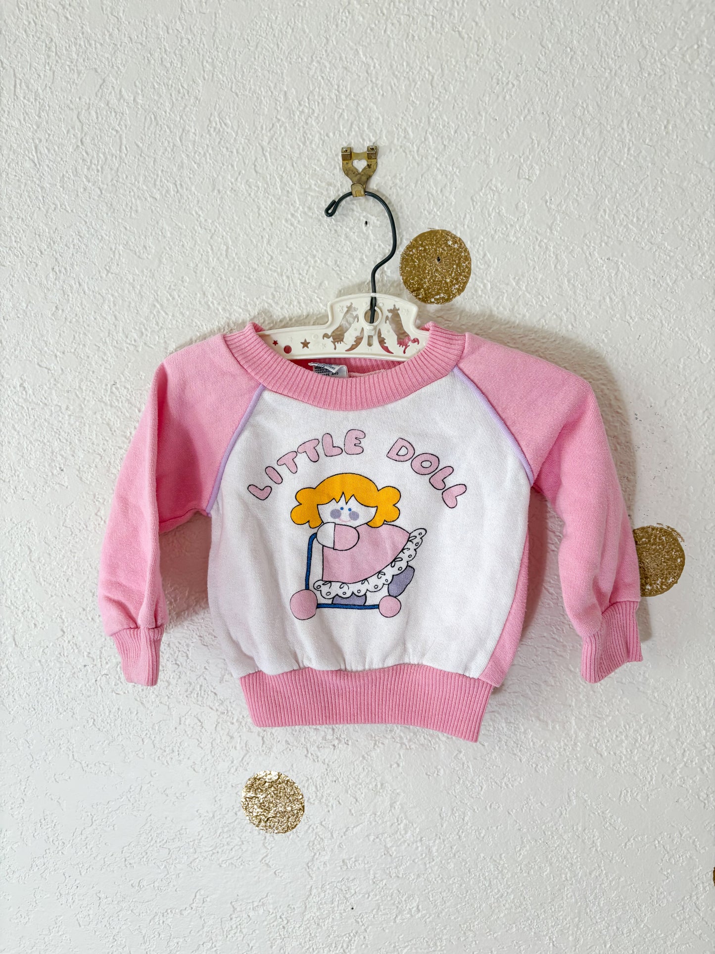 Vintage HopScotch baby crewneck.