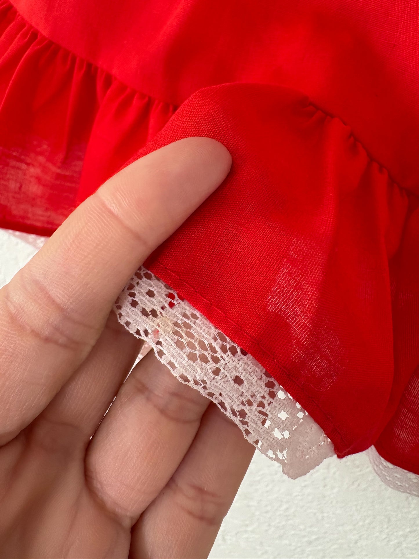 Vintage Princess Anne smocked baby dress.