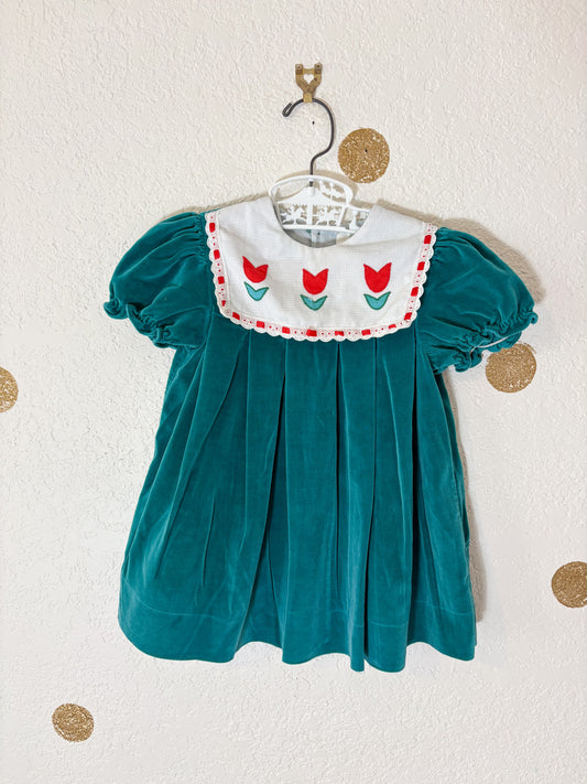 Unbranded vintage velour dress.