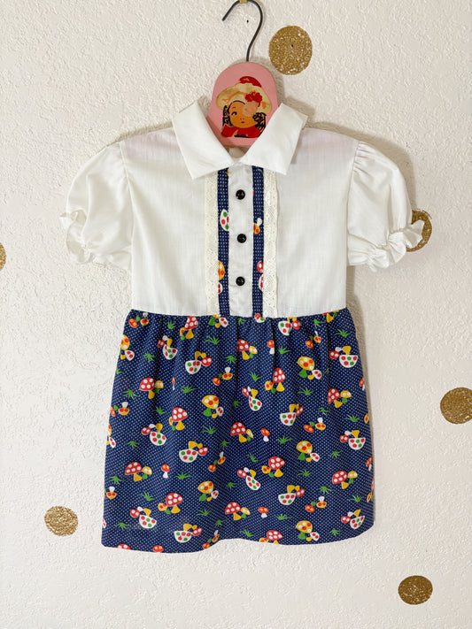 Vintage Carol Evans mushroom dress/tunic.