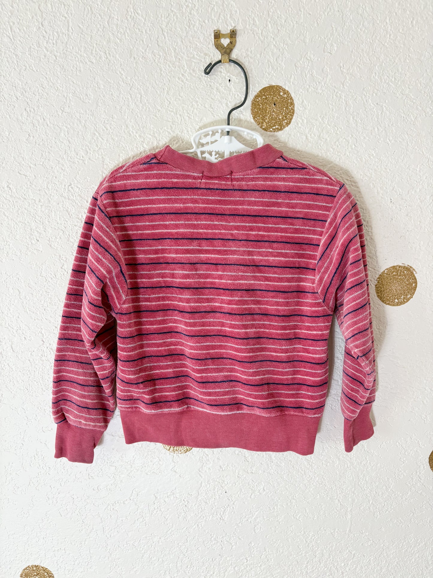 Vintage Lacoste GN long sleeve velour top.