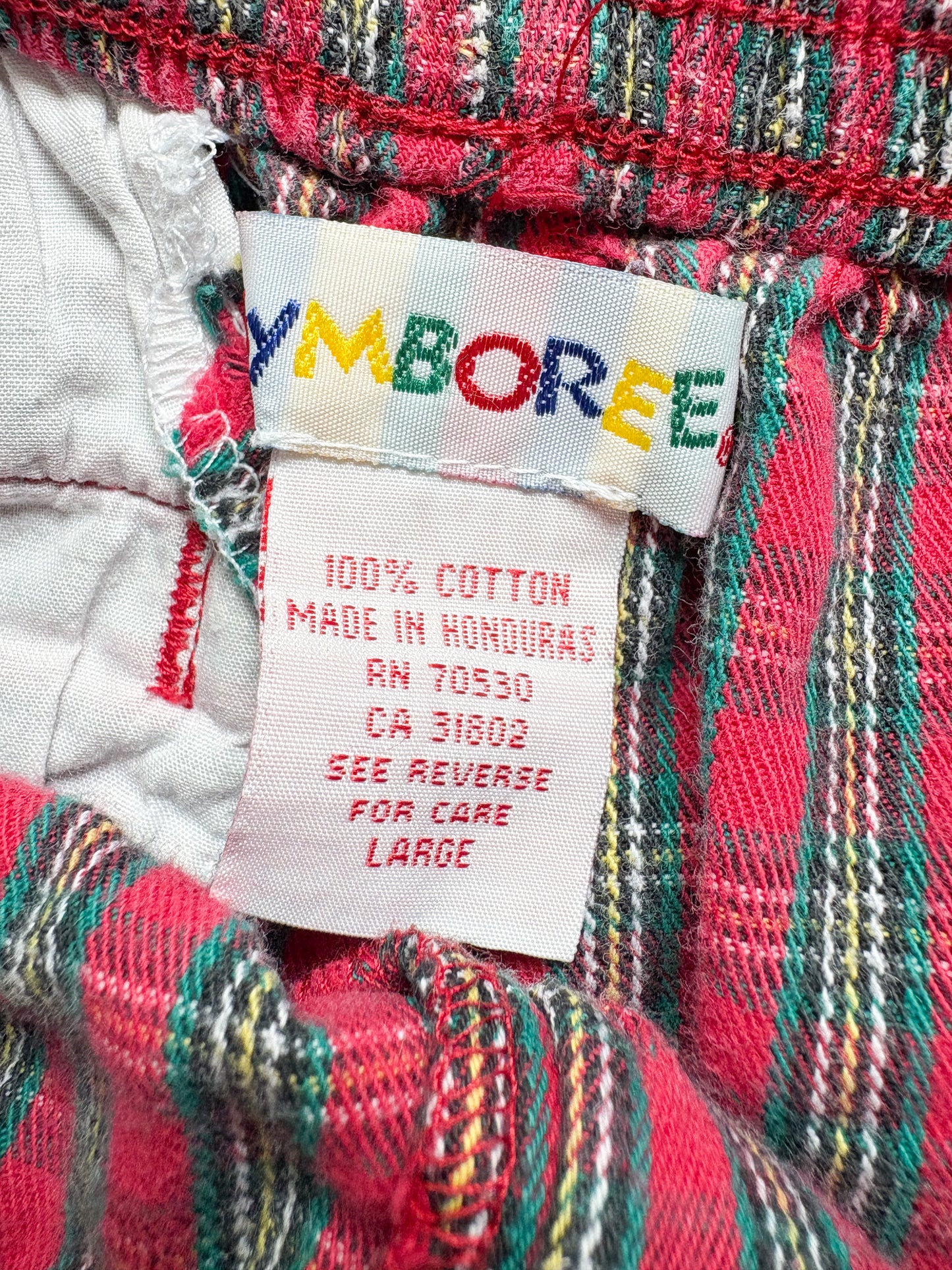 Vintage Gymboree plaid pants.