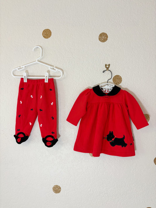 Vintage/y2k Le Top 2 piece baby set.