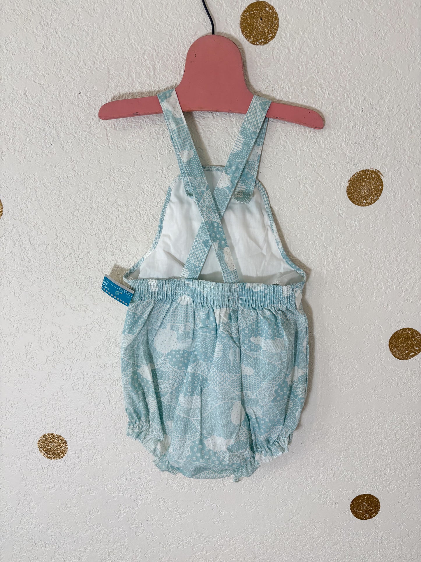 Deadstock vintage Toddletime JC Penney toile print toddler romper