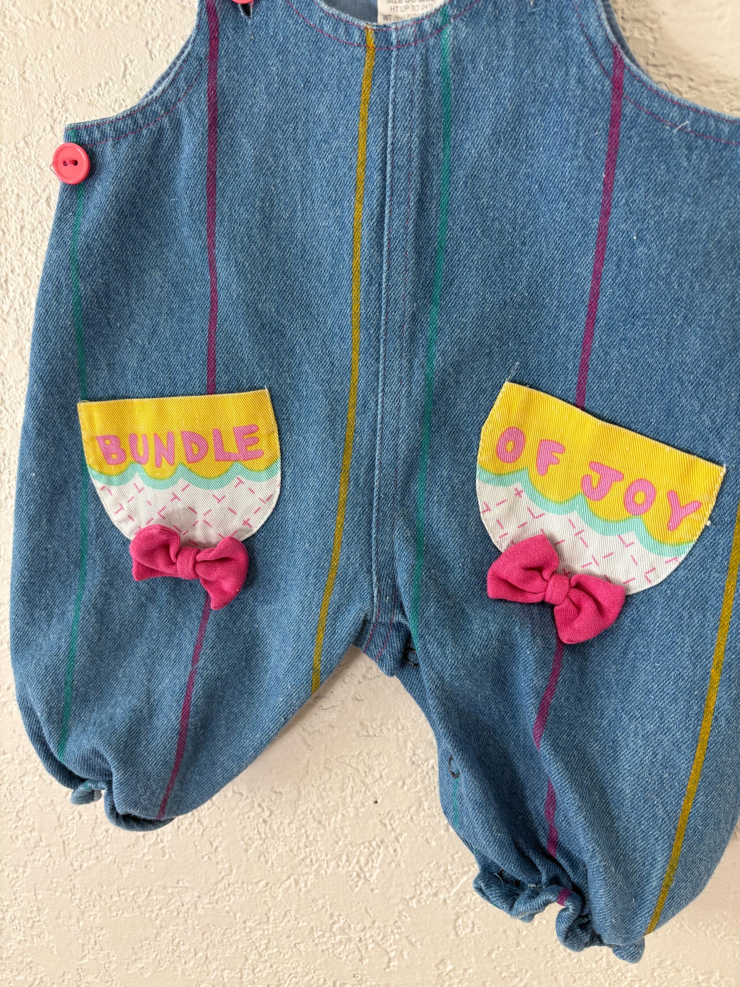 Unbranded striped baby romper.