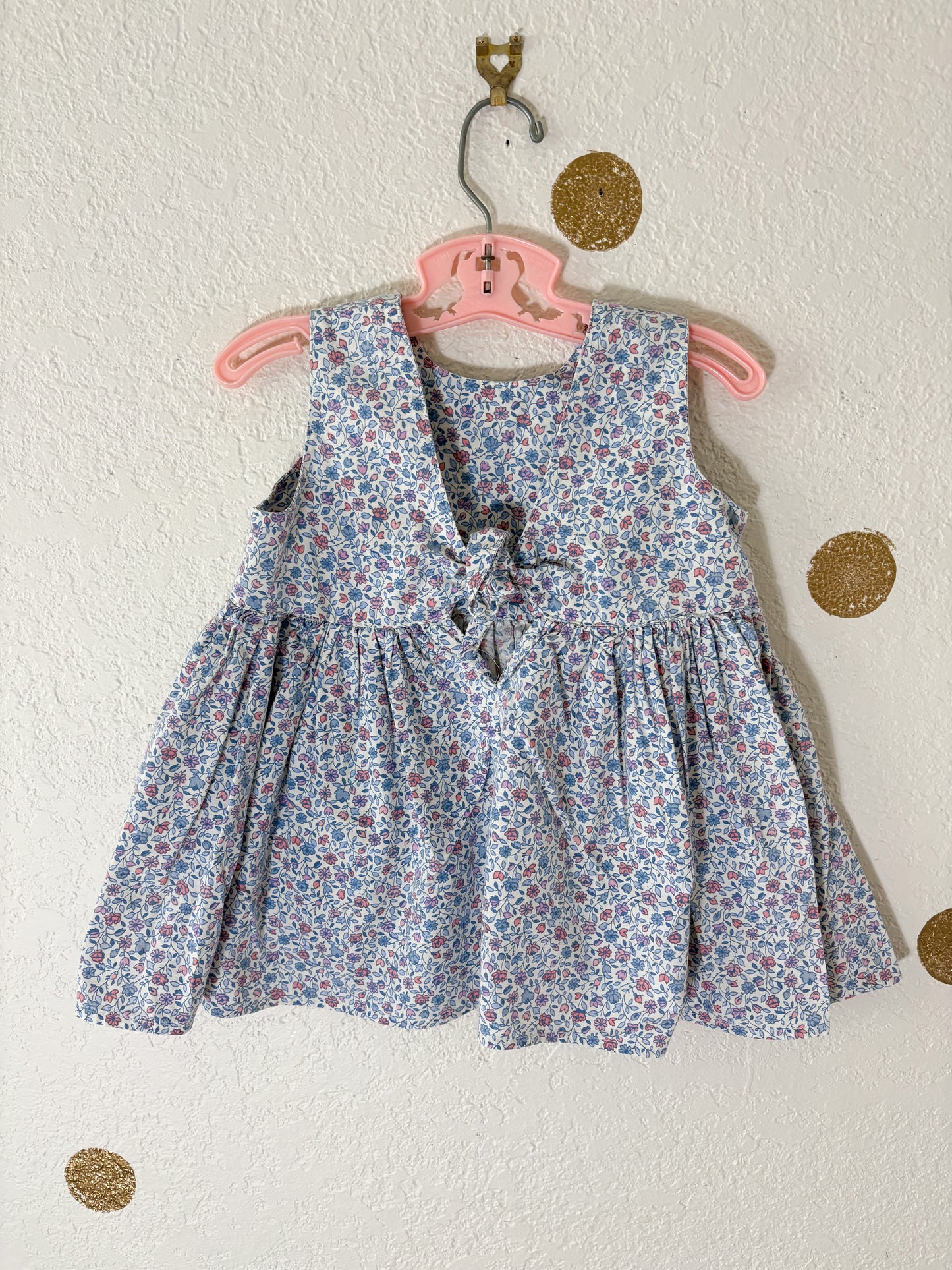 Vintage floral toddler jumper/tunic.