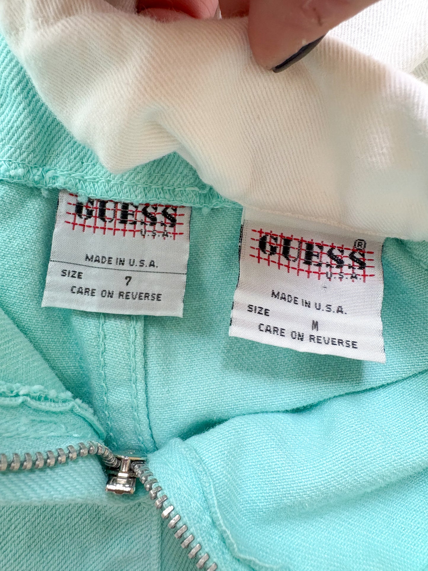 Vintage Guess cropped top + skort little girl set.