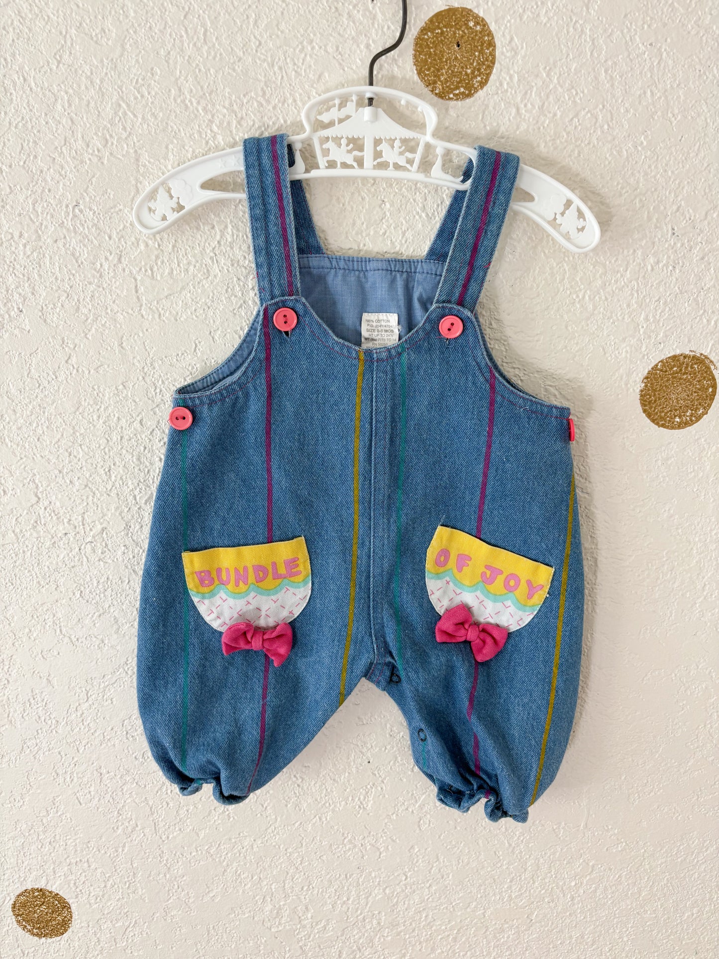 Unbranded striped baby romper.
