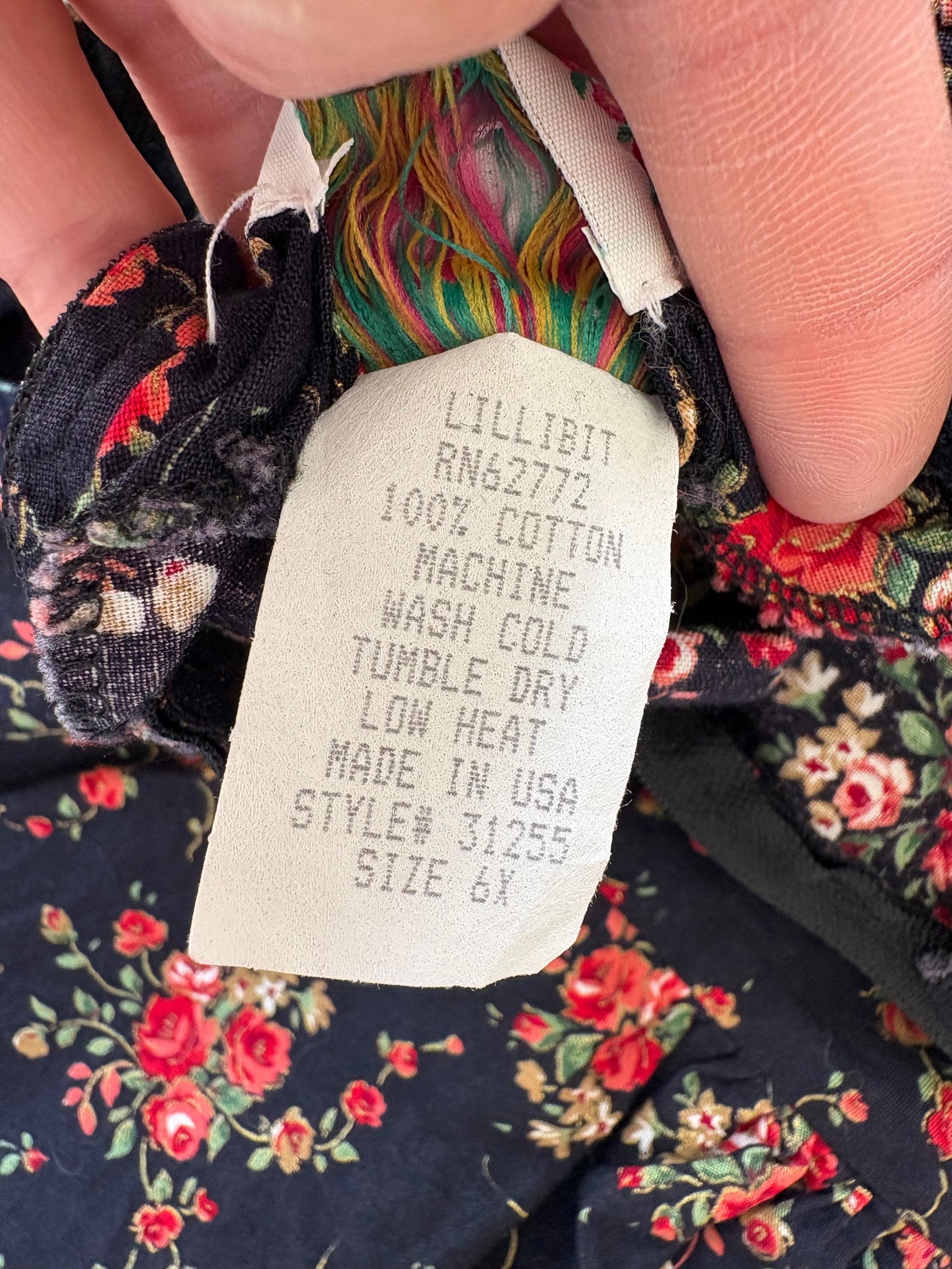 Vintage Lilli floral dress.