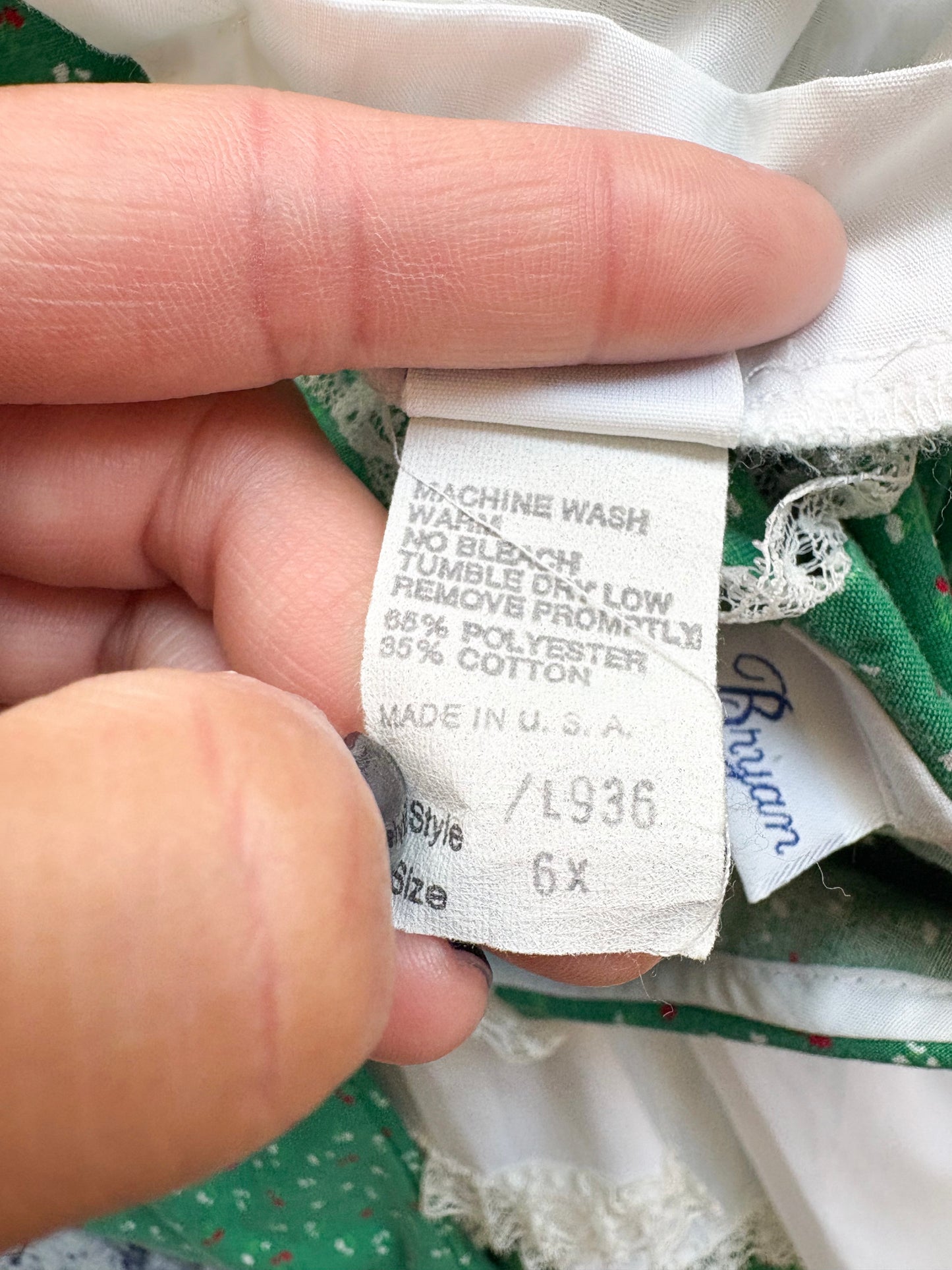 Vintage Bryan pinafore dress.