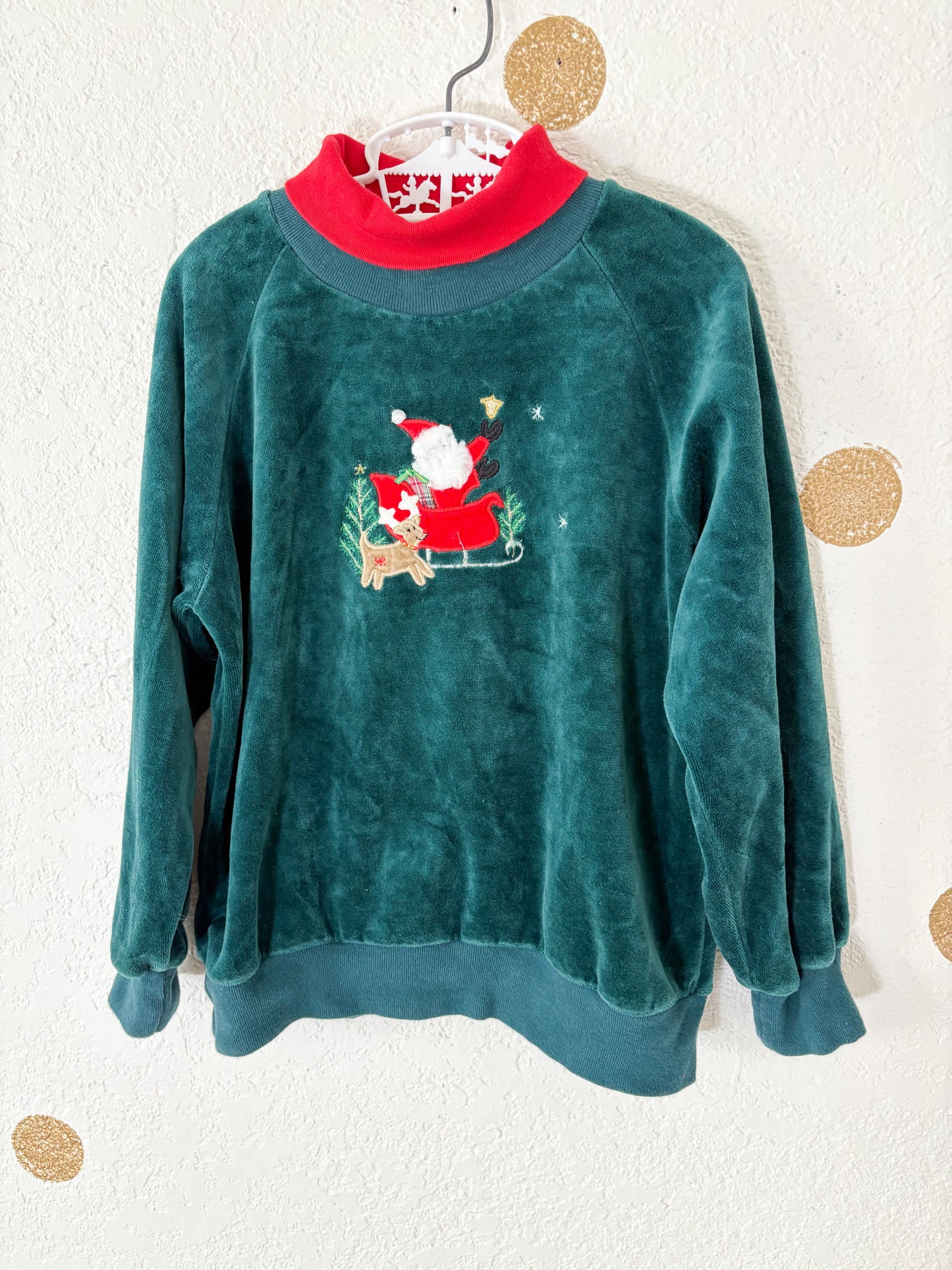 Vintage Rebecca Raggs velour 2 piece set.