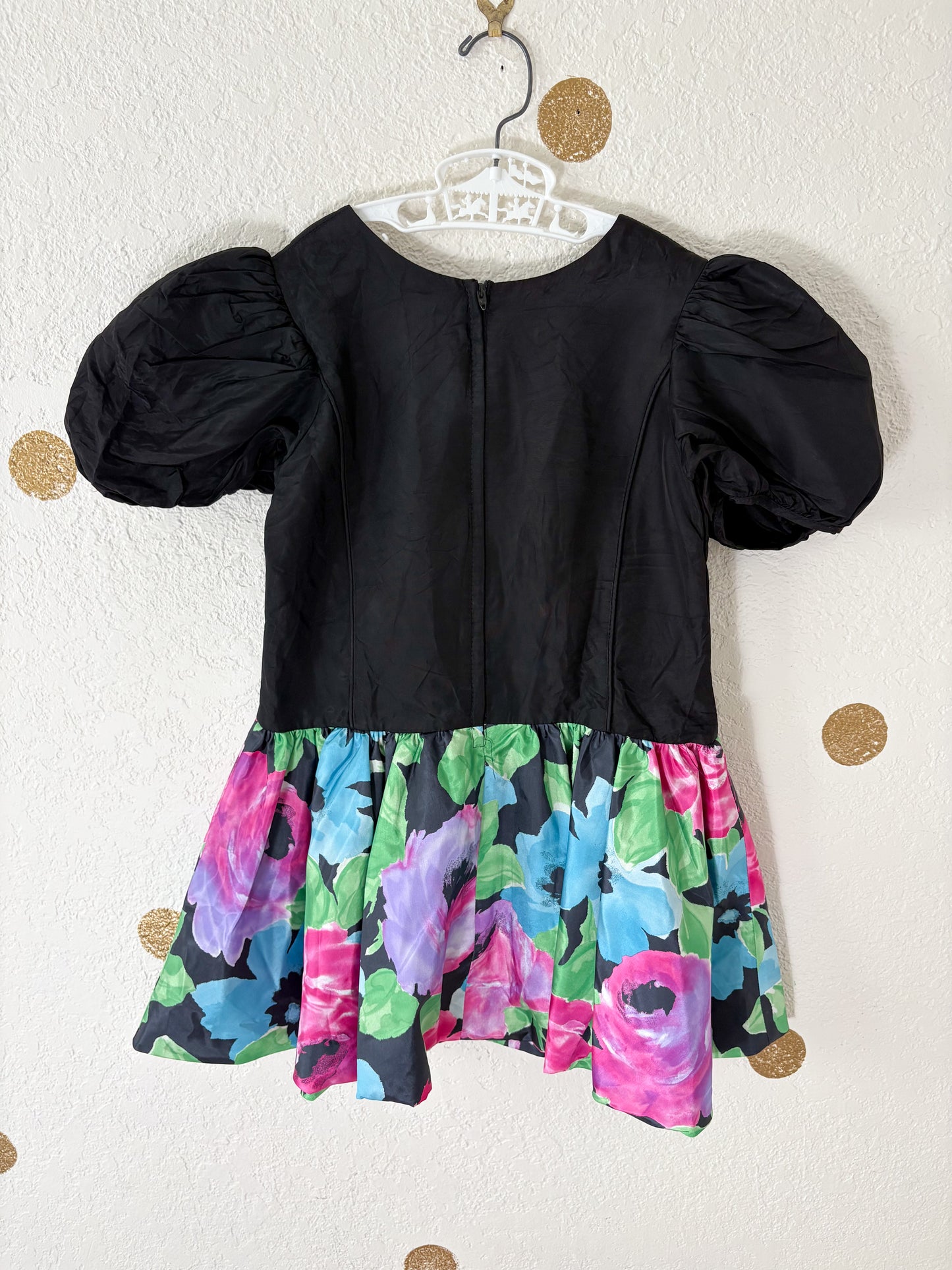 Vintage Lilo California floral party dress.