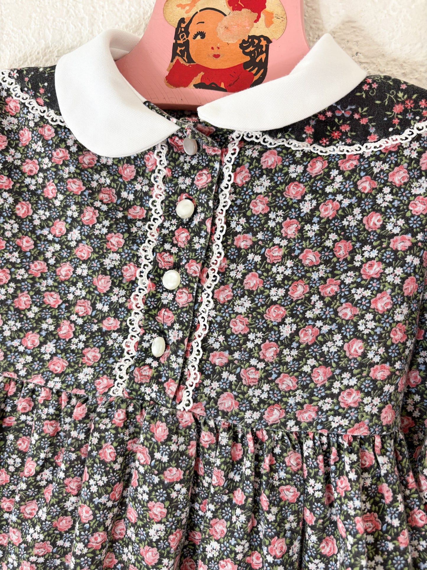 Vintage Cinderella floral dress/tunic.