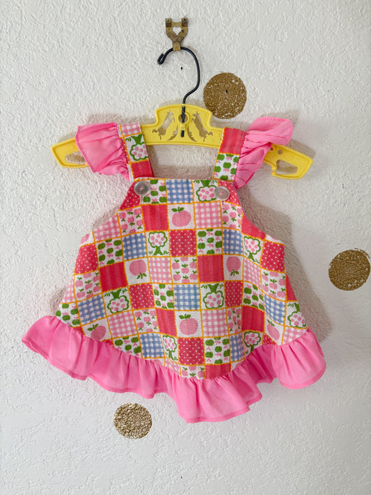 Unbranded vintage AOP novelty toddler top.