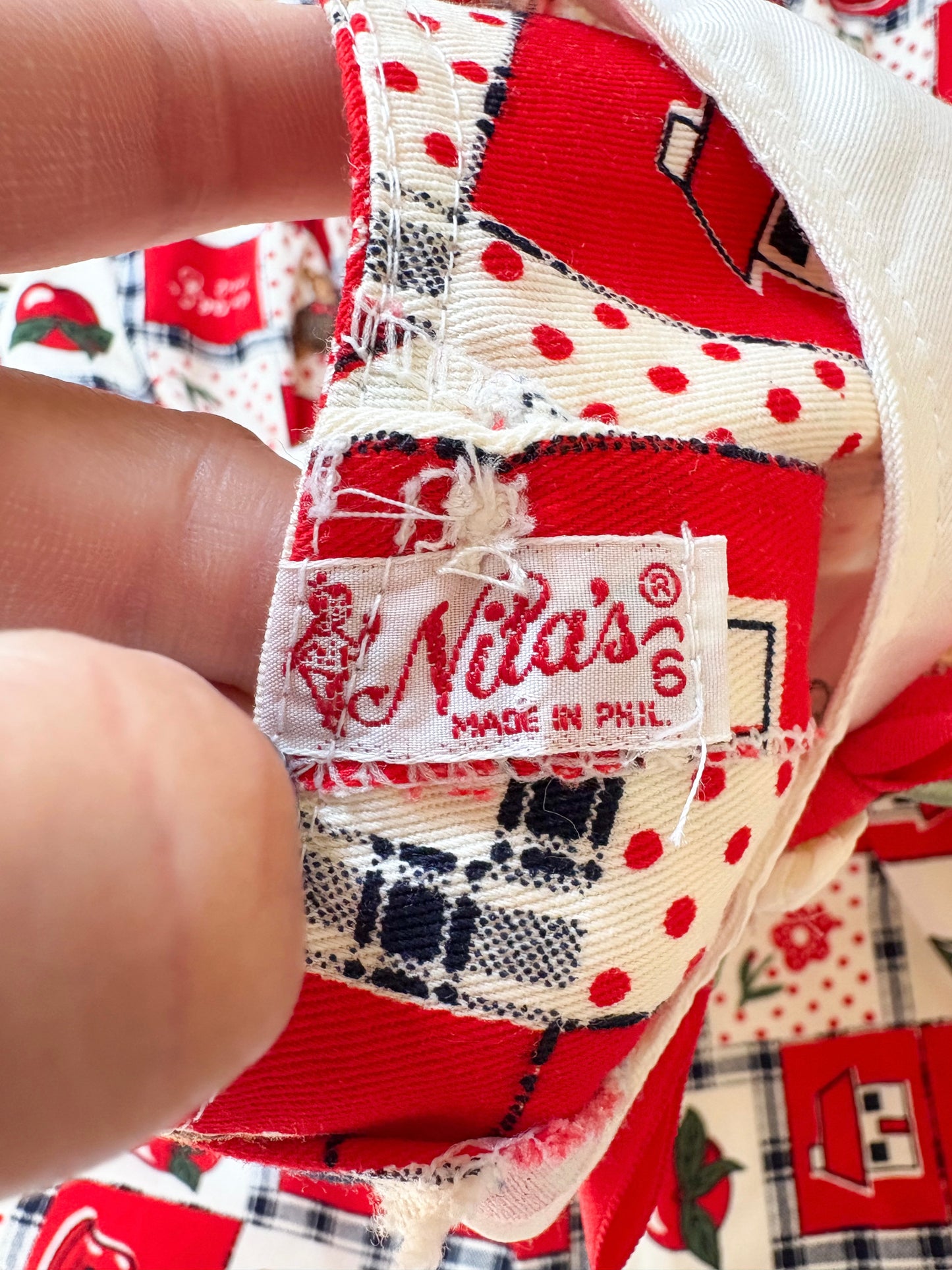 Vintage Nita's full circle cottagecore dress.