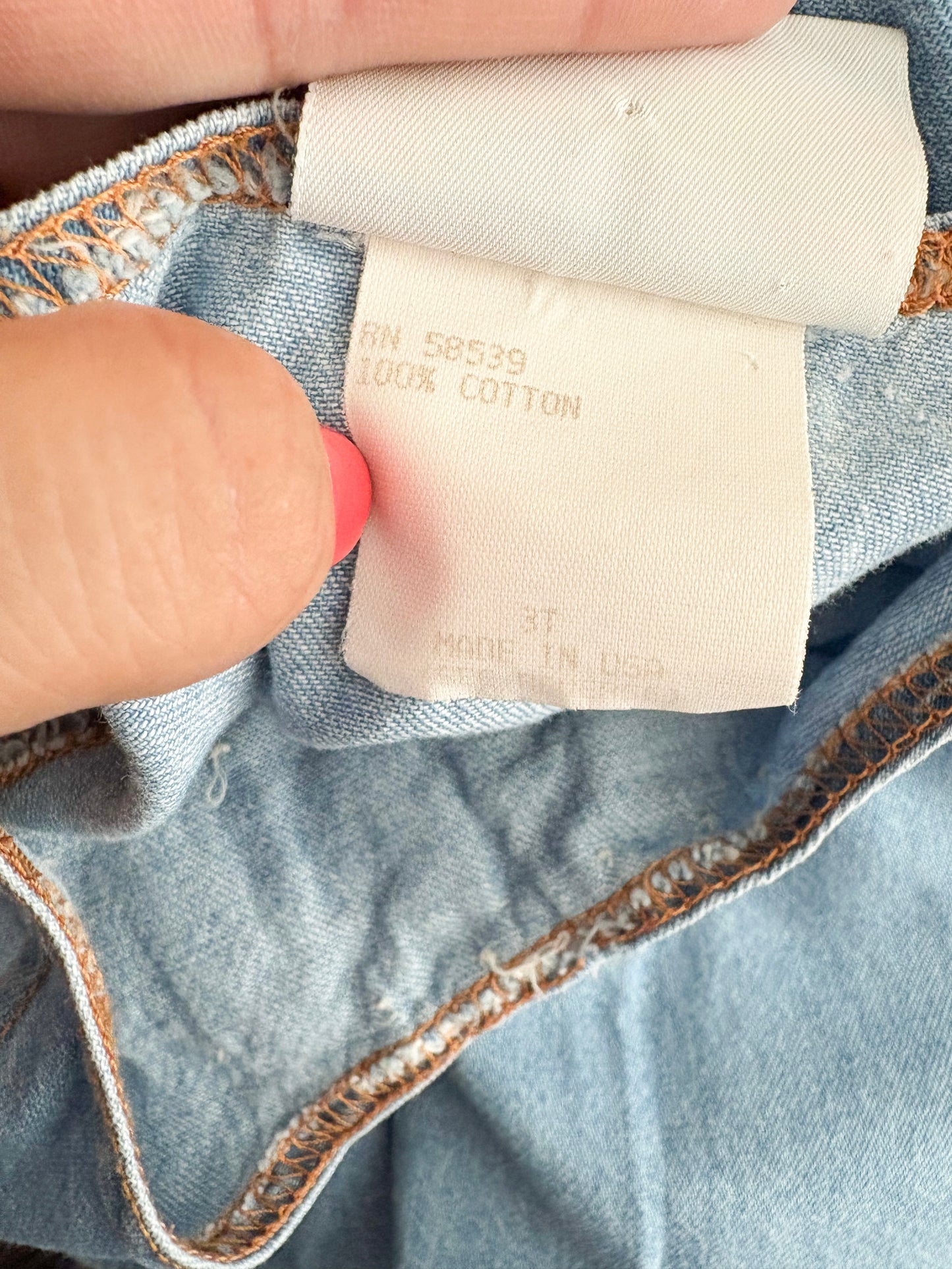 Vintage Kokomo Kids chambray toddler jumper.