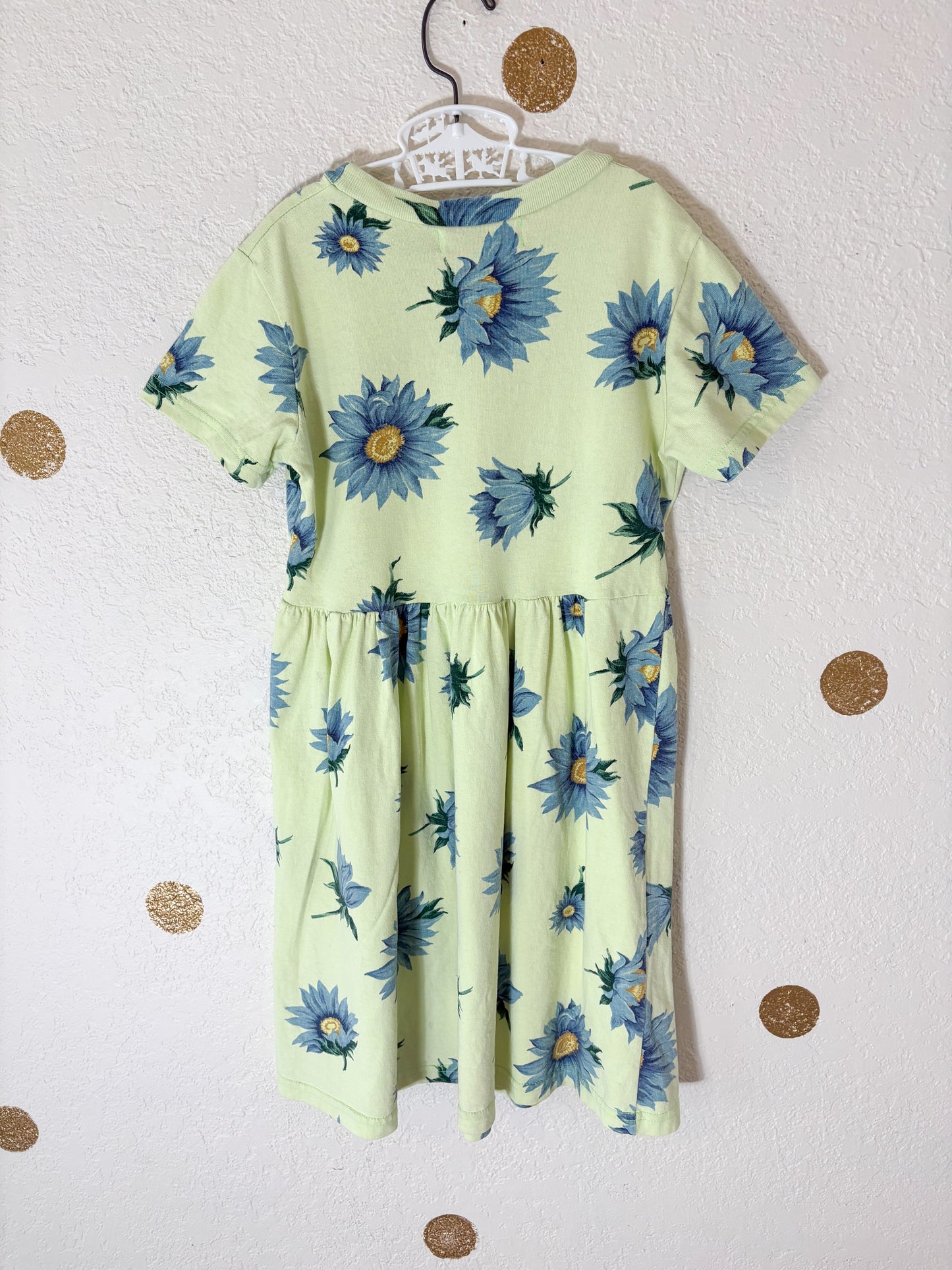 Vintage Cotton Fields USA AOP floral dress.