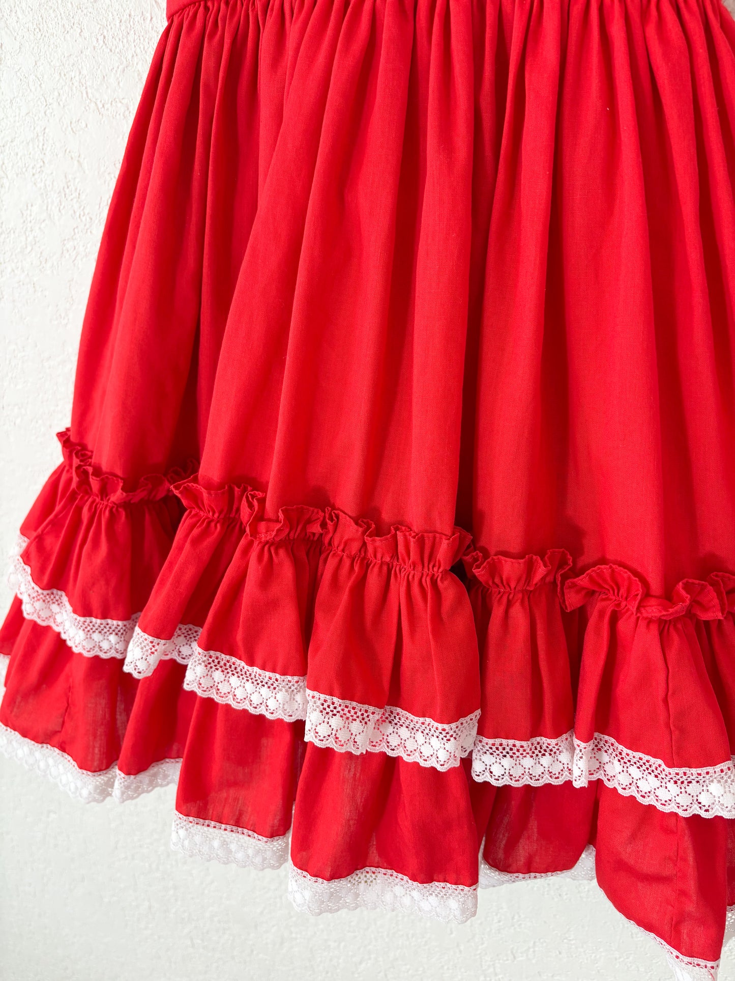 Vintage Small World full circle party dress.