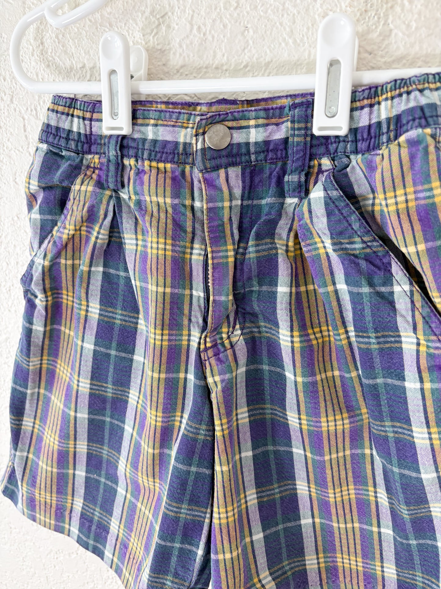 Vintage Merona plaid shorts.
