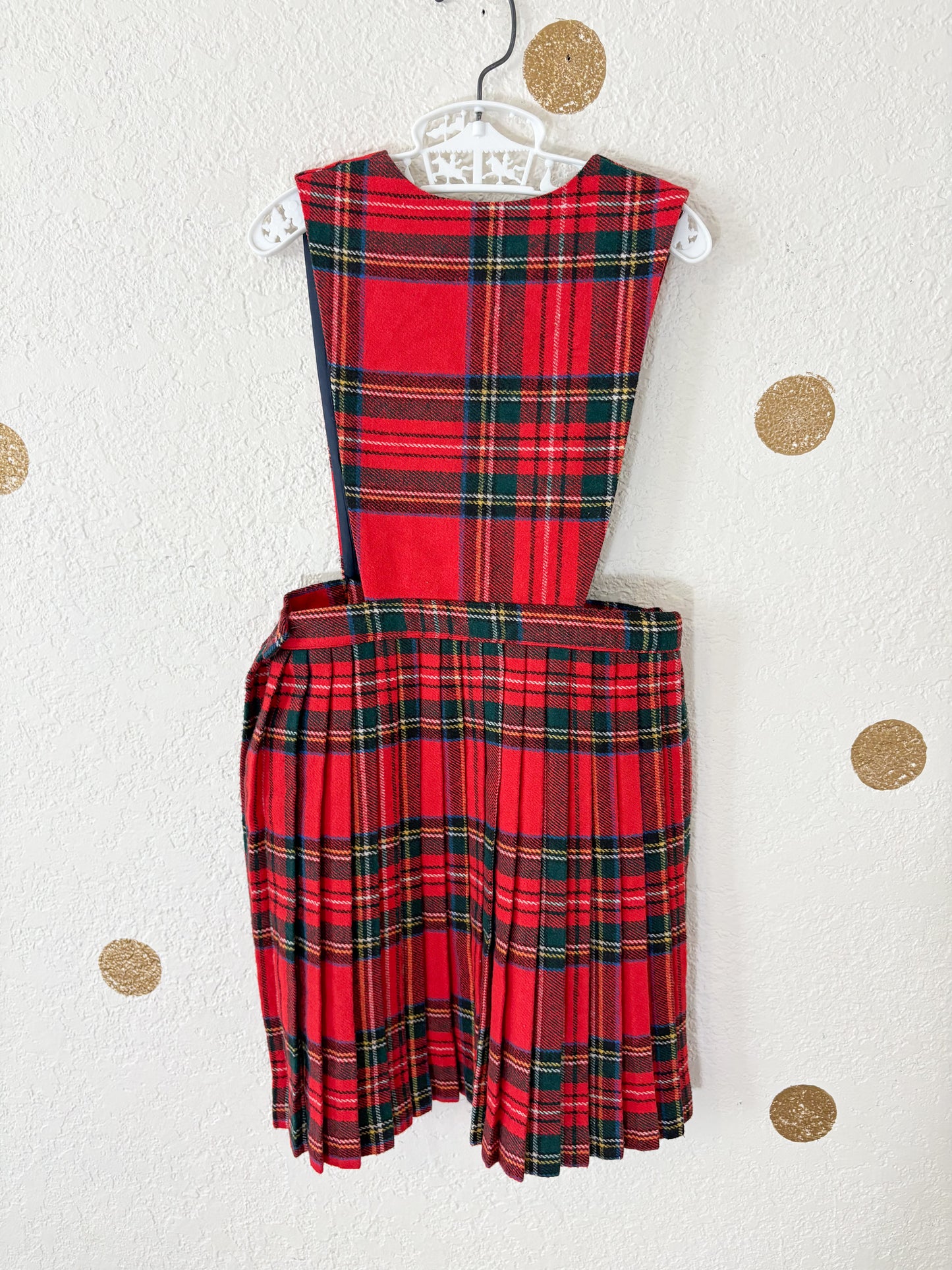 Vintage plaid/tartan made in Ireland dress.