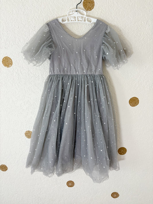 Modern boutique tulle dress.