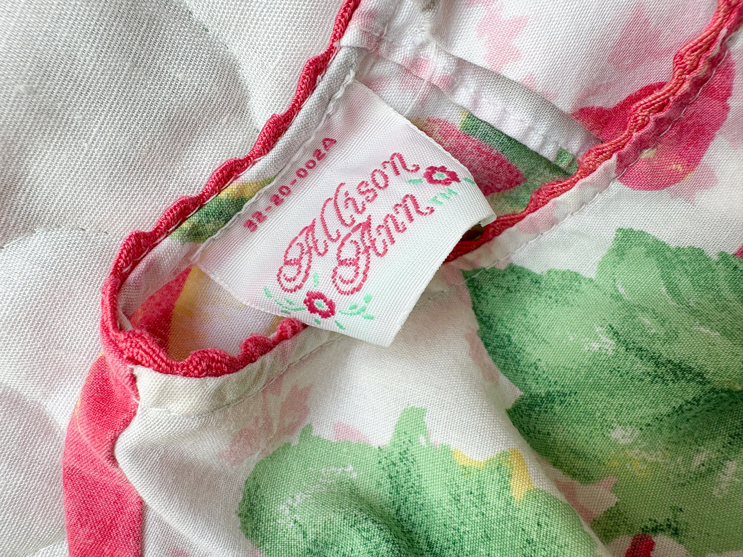 Vintage Allison Ann AOP cherries baby bubble.
