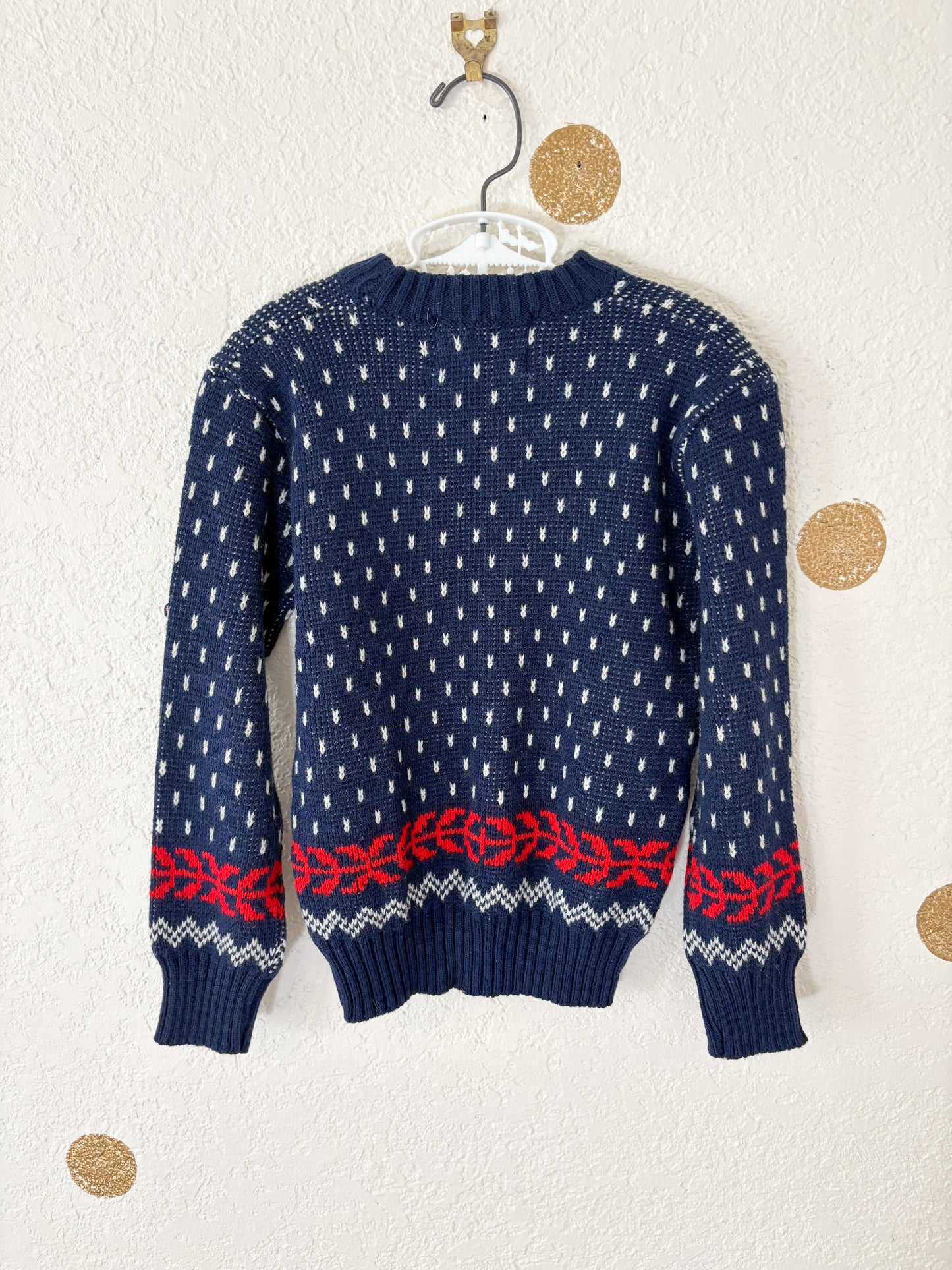 Vintage acrylic boy's sweater.